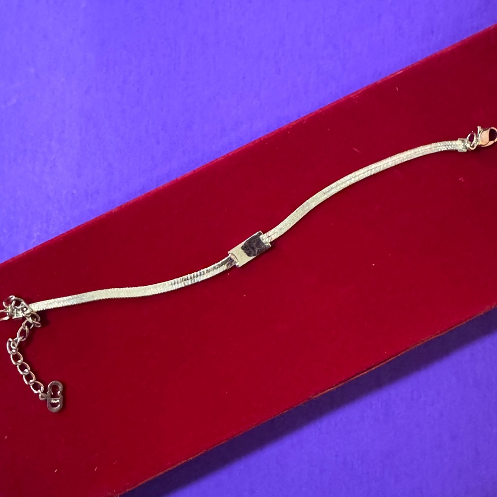 Dior Silver Tone Bracelet Dior Logo Beautiful - Picture 7 of 13